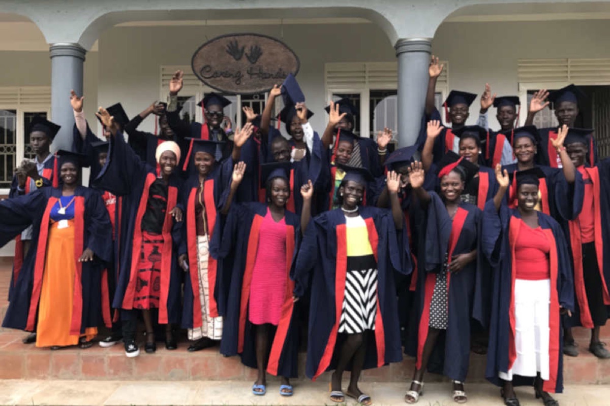 Caring Hands Uganda graduation ceremony