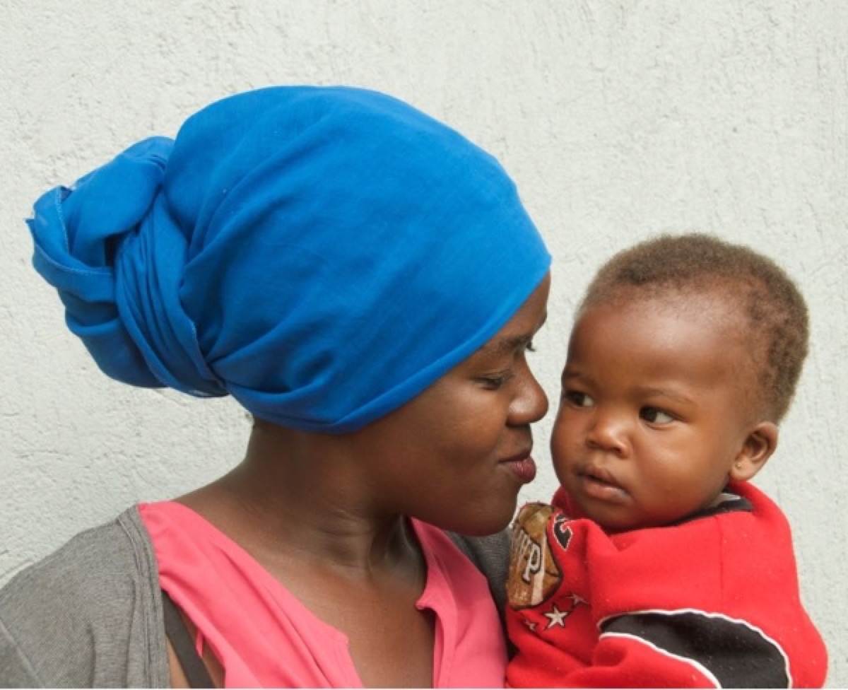 Mother and child supported by Caring Hands Uganda